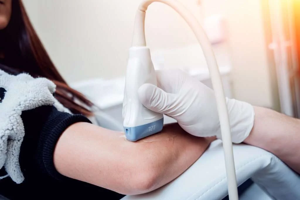 Elbow pain ultrasound